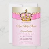 Princess Baby shower Kaart (Voorkant)