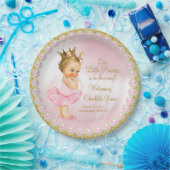 Princess Baby shower Paper Borden Papieren Bordje (Feest)