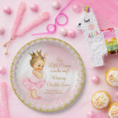 Princess Baby shower Paper Borden Papieren Bordje (Feest)