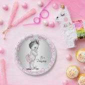  Princess Baby shower Papieren Borden Papieren Bordje (Feest)
