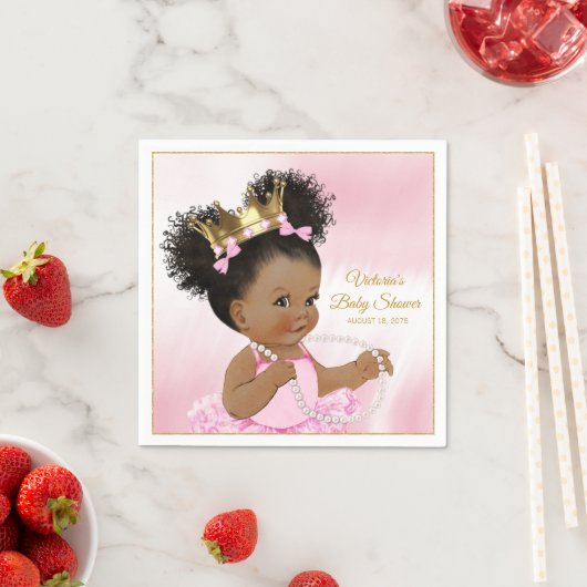 Princess Baby shower Papieren servetten (Insitu)