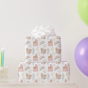 Princess Baby shower Pattern Cadeaupapier