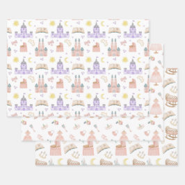 Princess Baby shower Pattern Inpakpapier Vel
