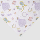 Princess Baby shower Pattern Tissuepapier (Detail)