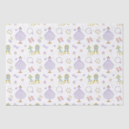 Princess Baby shower Pattern Tissuepapier
