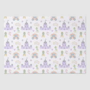 Princess Baby shower Pattern Tissuepapier