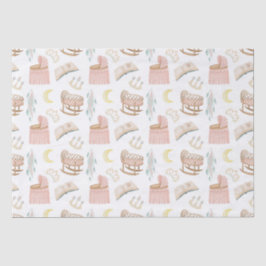 Princess Baby shower Pattern Tissuepapier