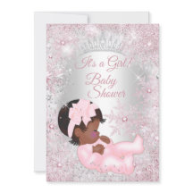 Princess Baby shower Pink Winter Wonderland Etnisc