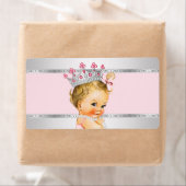 Princess Baby Shower Waterfles Etiket (Insitu)