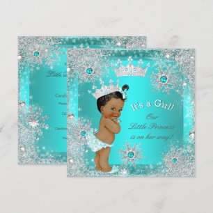 Princess Baby shower Winter Wonderland Etnische Kaart