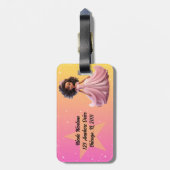 Princess Bagagelabel (Achterkant verticaal)