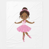 Princess Ballerina Blanket Fleece Deken (Voorkant)