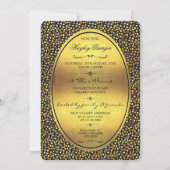 Princess Ballerina Faux Bow Folie & Glitter Shower Kaart (Achterkant)