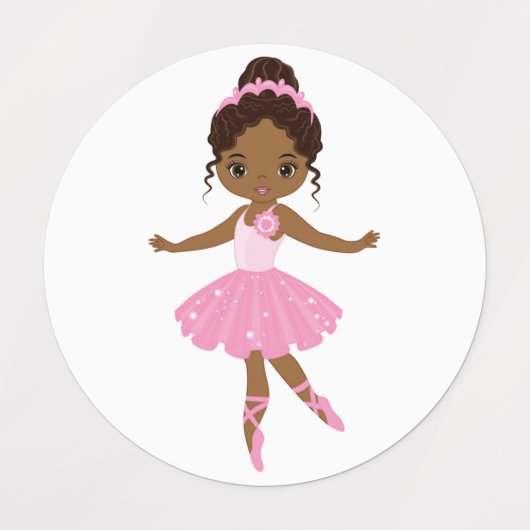 Princess Ballerina Labels (Design 2)