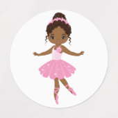 Princess Ballerina Labels (Design 1)