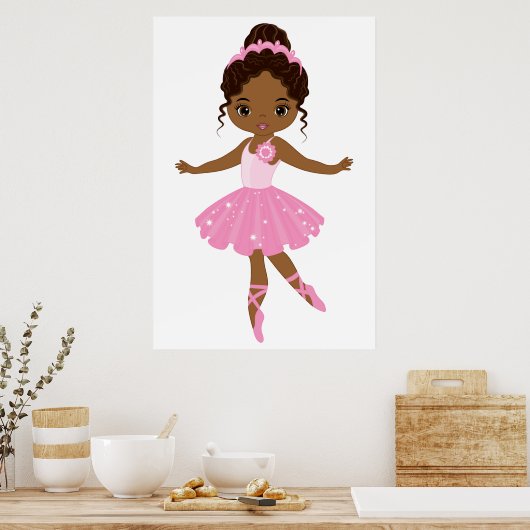 Princess Ballerina Poster (Keuken)