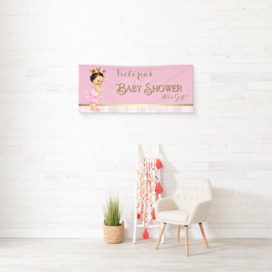 Princess Ballerina Tutu Pearl Baby shower Spandoek (Insitu)