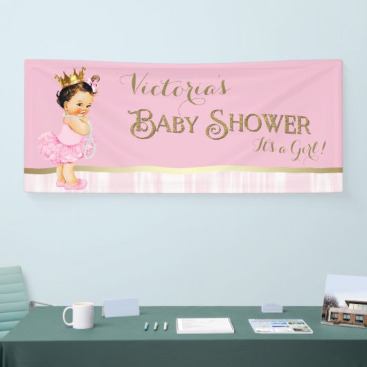 Princess Ballerina Tutu Pearl Baby shower Spandoek (Beurs)
