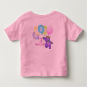 Princess Bears 3rd Birthday Custom Name Kinder Shirts (Achterkant)