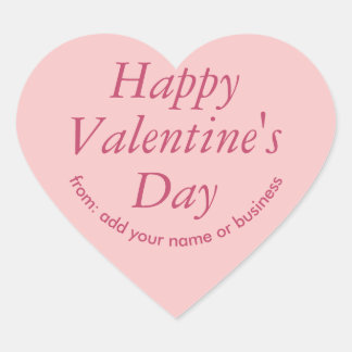 Princess Beauty Roze Hart Valentijns Sticker