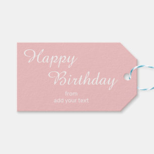 Princess Beauty Roze Verjaardagscadeau Labels Cadeaulabel