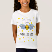 Princess Bee Monogrammed Name T-shirt (Voorkant)