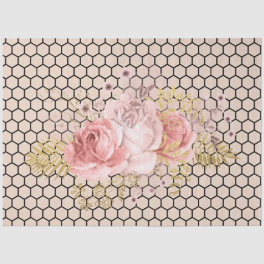 Princess Bee Serie Ontwerp 47 Tissuepapier (Voorkant)