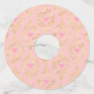 Princess Bee Serie Ontwerp #5 Wijnglaslabel
