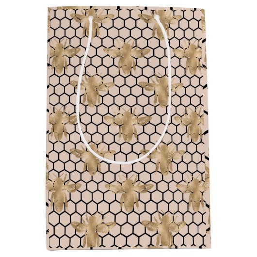 Princess Bee Series Design 2 Medium Cadeauzakje (Voorkant)