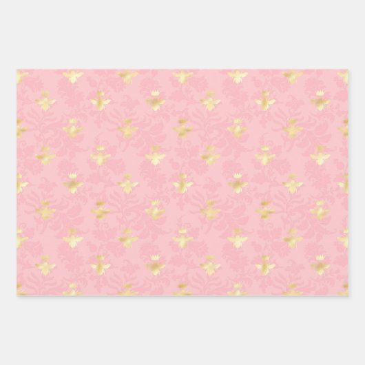 Princess Bee Series Design #4 Inpakpapier Vel (Voorkant)