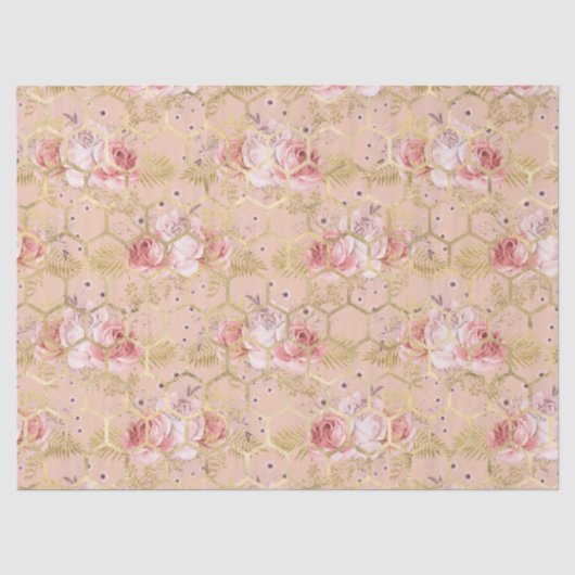 Princess Bee Series Design 5 Weefpapier Tissuepapier (Voorkant)