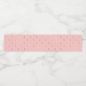 Princess Bee Series Design #6 Waterfles Etiket (Enkel label)