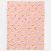 Princess Bee Series Design #7 Fleece Deken (Voorkant)