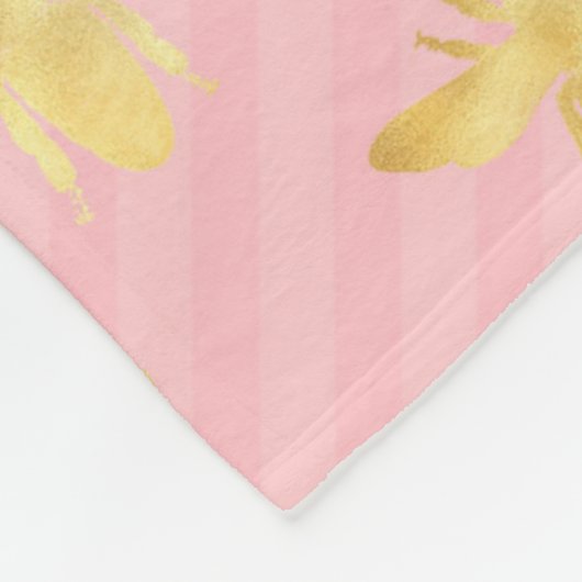 Princess Bee Series Design #7 Fleece Deken (Hoek)