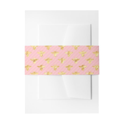 Princess Bee Series Design #7 Uitnodigingen Wikkel (Voorkant Voorbeeld)