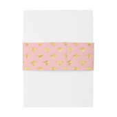 Princess Bee Series Design #7 Uitnodigingen Wikkel (Achterkant Voorbeeld)