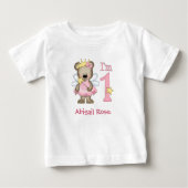 Princess Beer 1e Verjaardag Baby T-shirt (Voorkant)