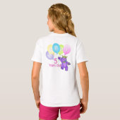 Princess Beren 5th Birthday Custom Name T-shirt (Achterkant volledig)