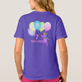 Princess Beren 7e Verjaardag Custom Name T-shirt (Achterkant)