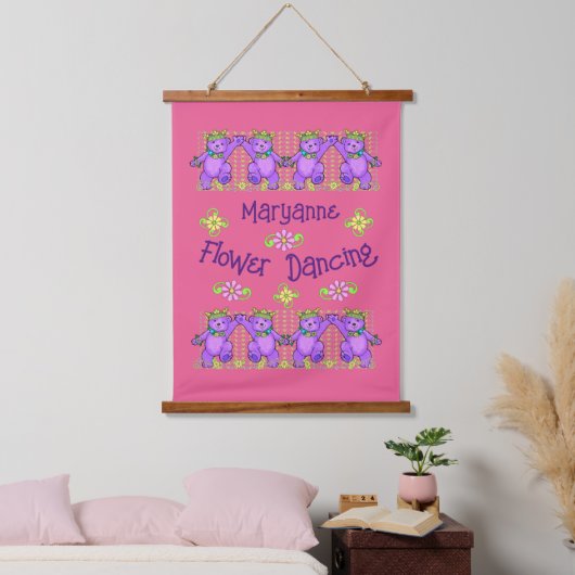 Princess Beren Flower Dancing Hangend Wandkleed (Slaapkamer)