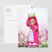 Princess Berry Briefkaart (Voorkant / Achterkant)