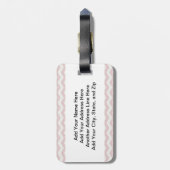 Princess Big Sister African American Bagagelabel (Achterkant verticaal)