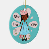 Princess Big Sister African American Keramisch Ornament (Rechts)