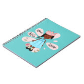 Princess Big Sister African American Notitieboek (Linkerzijde)