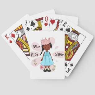 Princess Big Sister African American Pokerkaarten
