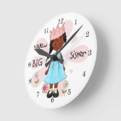 Princess Big Sister African American Ronde Klok (Hoek)