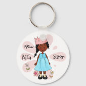 Princess Big Sister African American Sleutelhanger (Voorkant)
