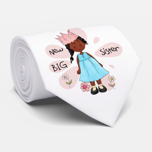 Princess Big Sister African American Stropdas (Opgerold)