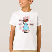 Princess Big Sister African American T-shirt (Voorkant)
