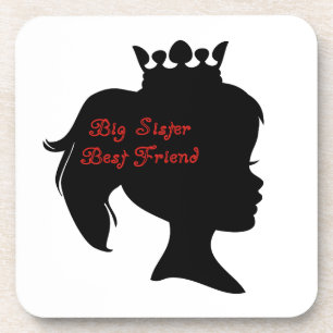 Princess Big Sister Best Friend Drankjes Onderzetter